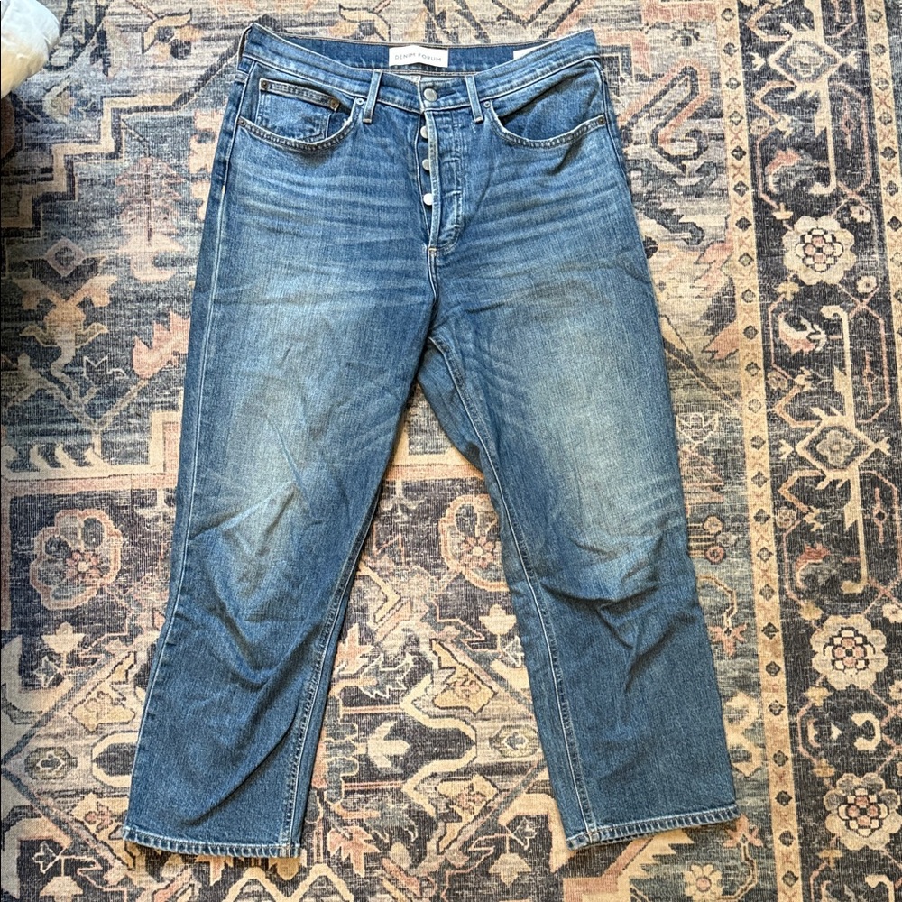 Denim Forum Arlo high rise straight